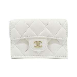 CHANEL White Wallet